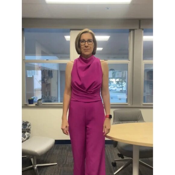 Et Ochs Sienna Pink Jumpsuit Size 4 - Picture 6 of 9